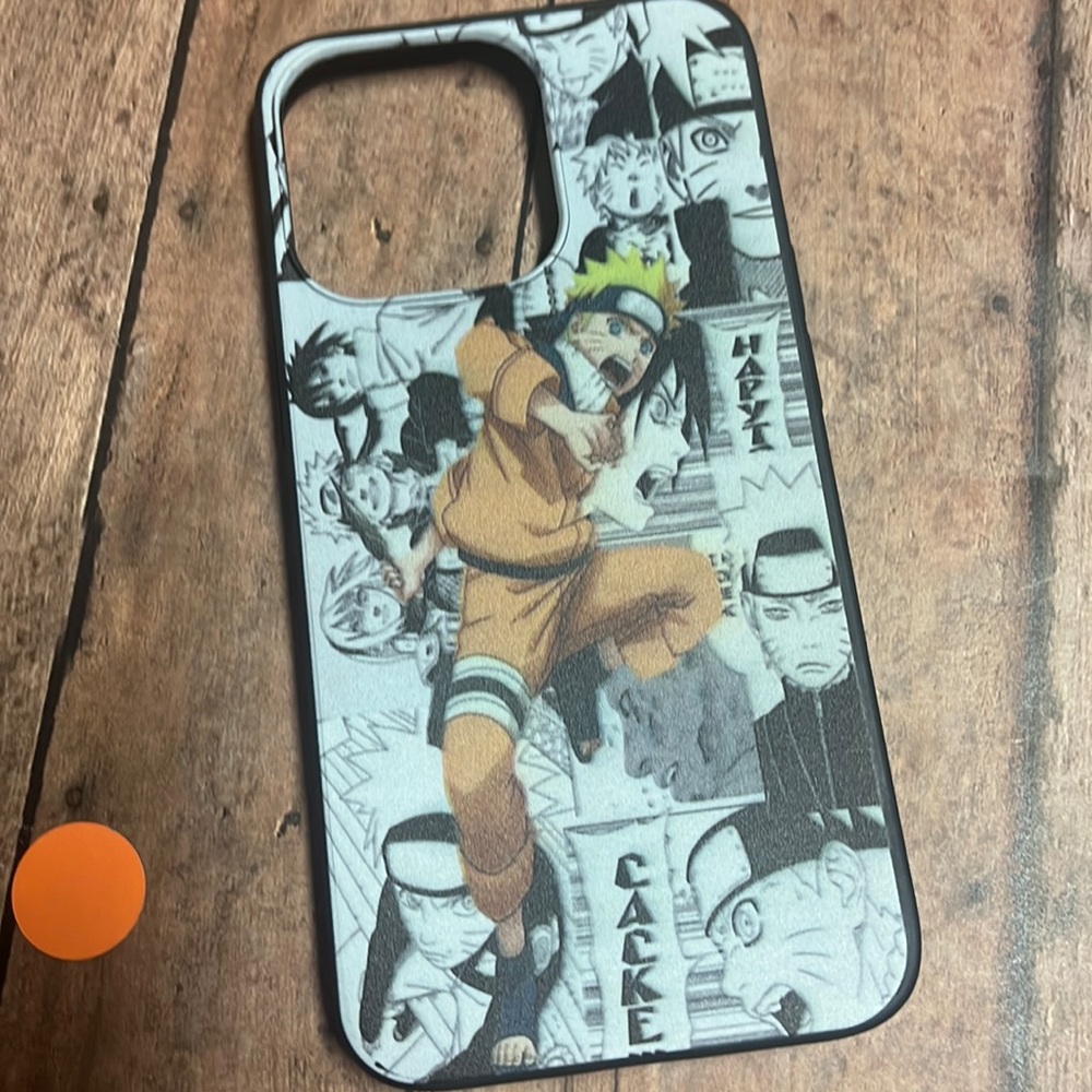 5for$10 iPhone 13 Pro Phone case Anime Naruto Uzumaki Manga background case